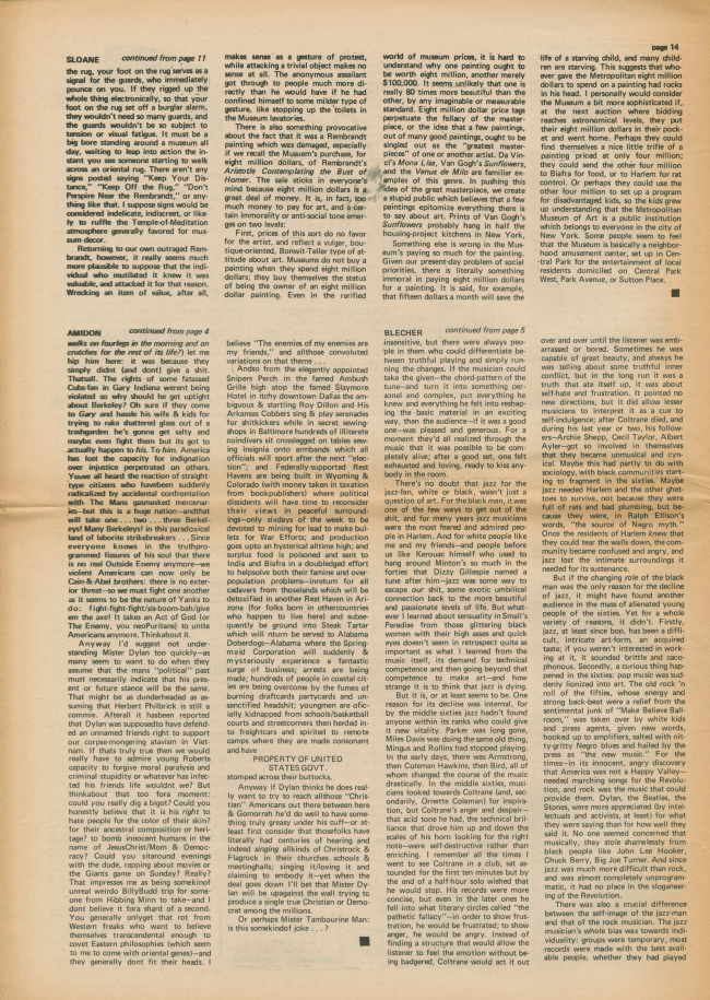 <em>The New York Element</em>, Nueva York, vol. 1, n.º 6, febrero-marzo, 1970, p. 14