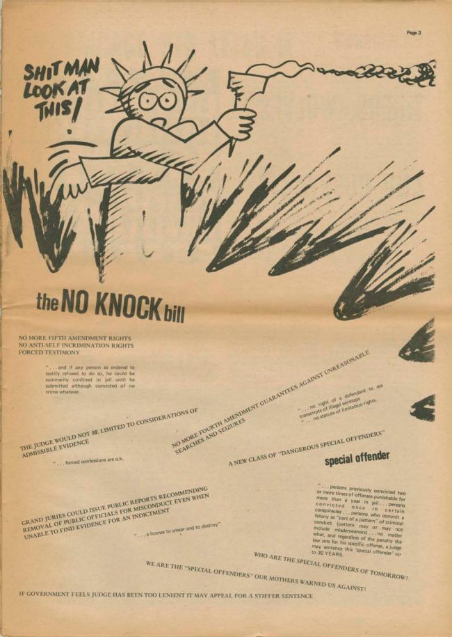 <em>The New York Element</em>, Nueva York, vol. 2, n.º 1, abril-mayo, 1970, p. 3