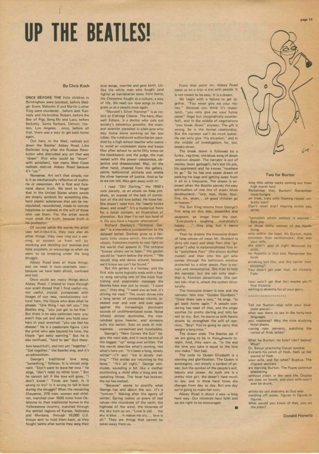 <em>The New York Element</em>, Nueva York, vol. 2, n.º 1, abril-mayo, 1970, p. 14
