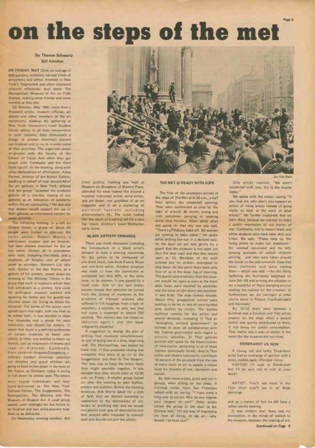<em>The New York Element</em>, Nueva York, vol. 2, n.º 2, junio-julio, 1970, p. 3