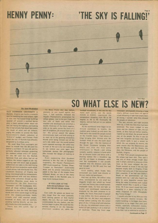 <em>The New York Element</em>, Nueva York, vol. 2, n.º 2, junio-julio, 1970, p. 9