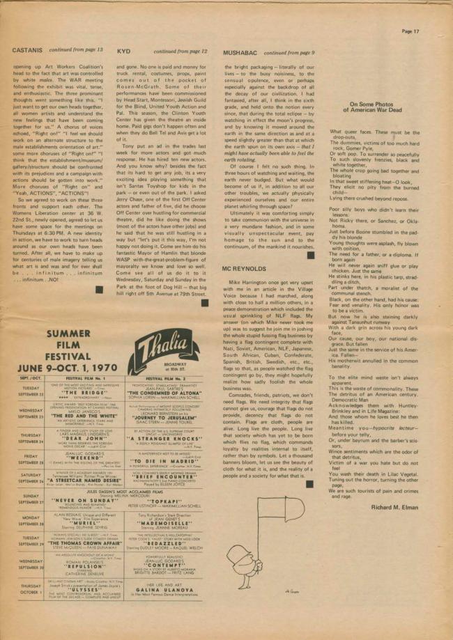 <em>The New York Element</em>, Nueva York, vol. 2, n.º 2, junio-julio, 1970, p. 17
