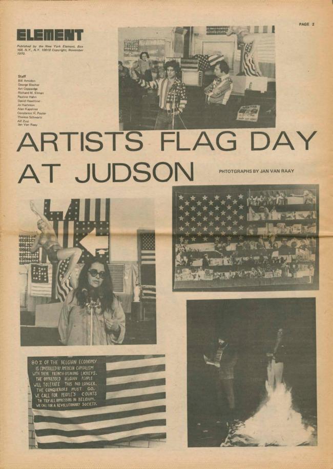 <em>The New York Element</em>, Nueva York, vol. 2, n.º 3, noviembre-diciembre, 1970, p. 2