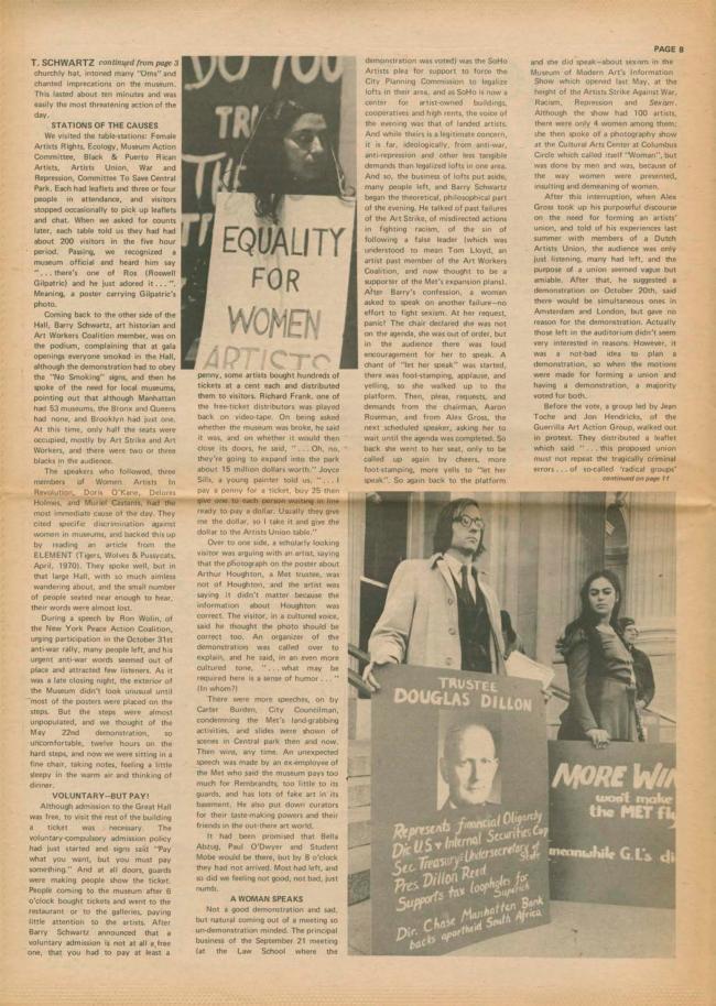 <em>The New York Element</em>, Nueva York, vol. 2, n.º 3, noviembre-diciembre, 1970, p. 8