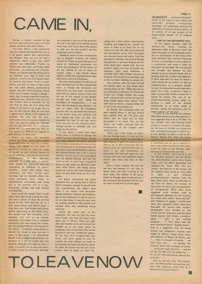 <em>The New York Element</em>, Nueva York, vol. 2, n.º 3, noviembre-diciembre, 1970, p. 11