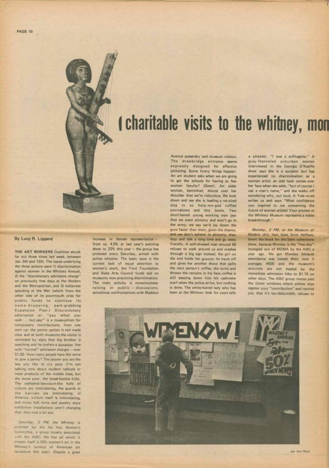 <em>The New York Element</em>, Nueva York, vol. 2, n.º 4, marzo-abril, 1971, p. 10