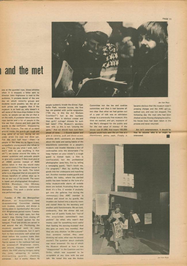 <em>The New York Element</em>, Nueva York, vol. 2, n.º 4, marzo-abril, 1971, p. 11