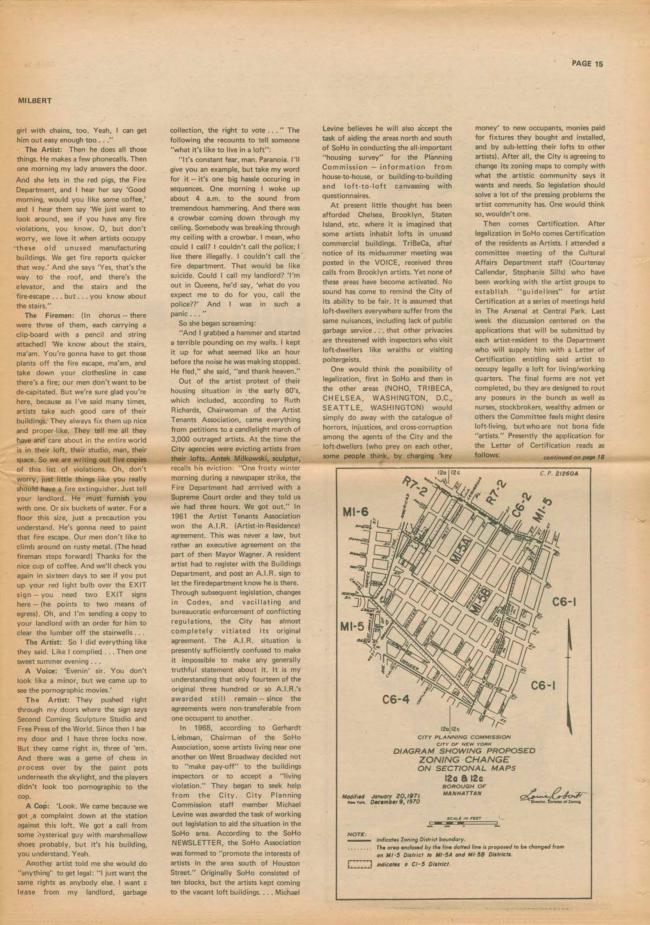 <em>The New York Element</em>, Nueva York, vol. 2, n.º 4, marzo-abril, 1971, p. 15