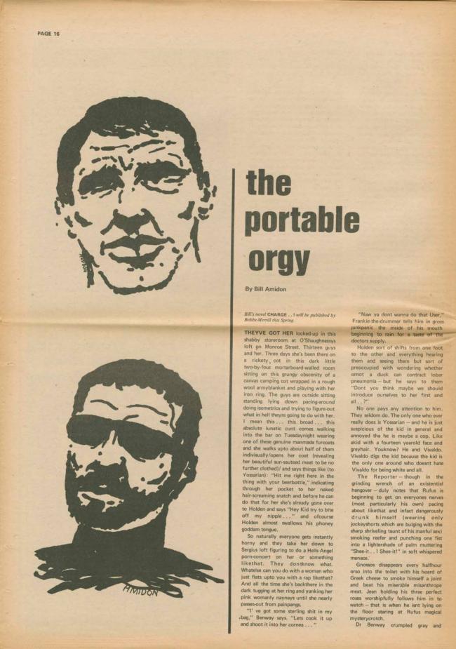 <em>The New York Element</em>, Nueva York, vol. 2, n.º 4, marzo-abril, 1971, p. 16
