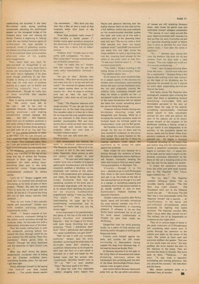 <em>The New York Element</em>, Nueva York, vol. 2, n.º 4, marzo-abril, 1971, p. 17