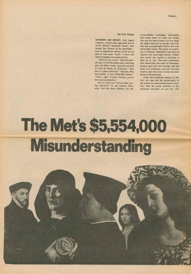 <em>The New York Element</em>, Nueva York, vol. 2, n.º 5, junio-julio, 1971, p. 6