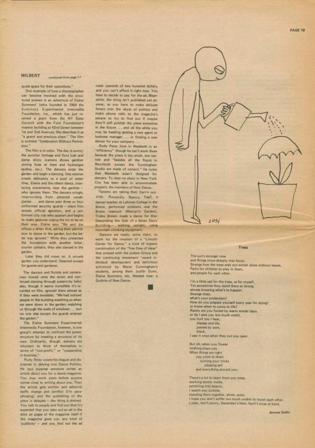 <em>The New York Element</em>, Nueva York, vol. 2, n.º 5, junio-julio, 1971, p. 18