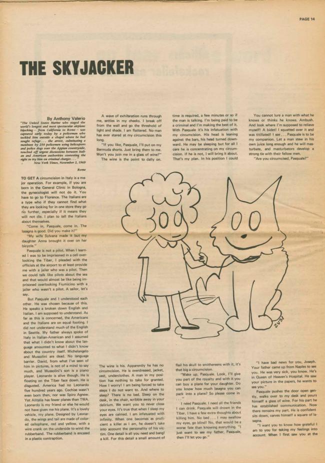 <em>The New York Element</em>, Nueva York, vol. 2, n.º 6, noviembre-diciembre, 1971, p. 14