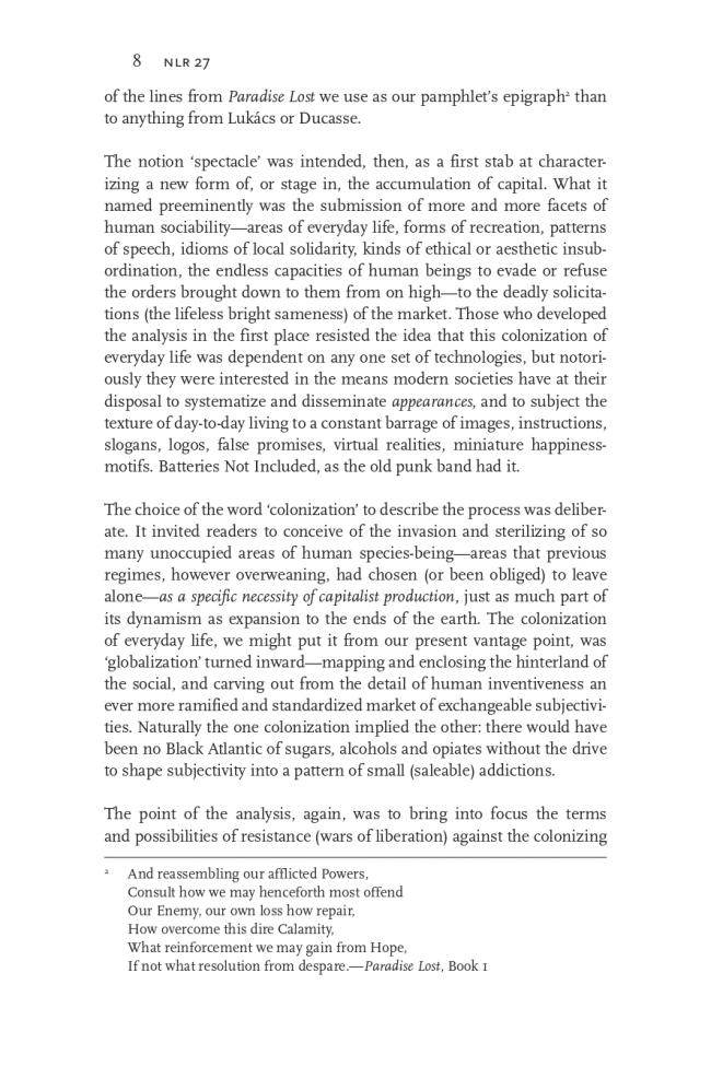 RETORT, “Afflicted Powers: The State, the Spectacle and September 11” [Poderes afligidos. El Estado, el espectáculo y el 11 de septiembre], <em>New Left Review</em>, Londres, vol. 27, mayo-junio, 2004, p. 8