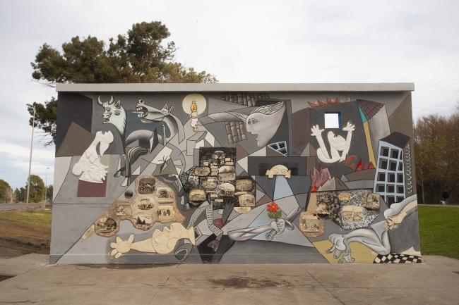 Juan Carlos Marchesi, Mural Guernica, 2023 (anverso)
