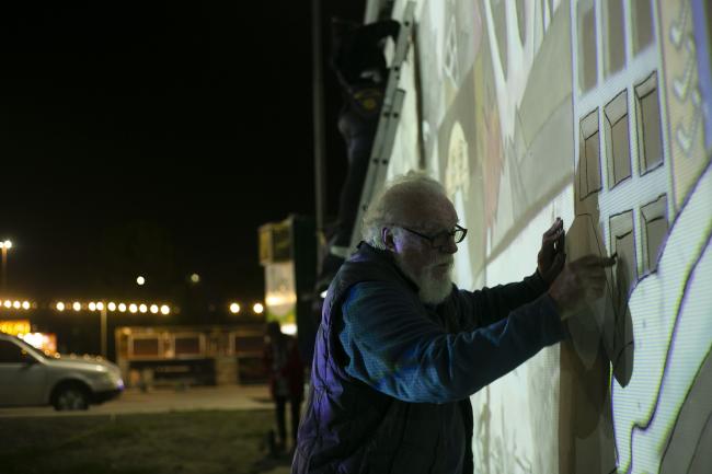 Juan Carlos Marchesi, Mural Guernica, 2023 (artista)