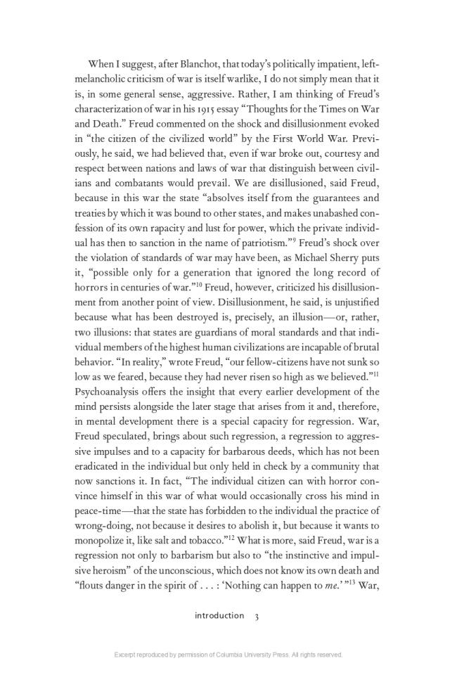 Rosalyn Deutsche, "Introduction" [Introducción], en <em>Hiroshima after Iraq: Three Studies in Art and War</em> [Hiroshima después de Irak. Tres estudios sobre el arte y la guerra], Nueva York, Columbia University Press, 2010, 3