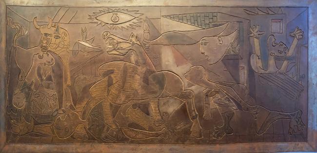 Elías de Andrés, Guernica Plate, circa 1981