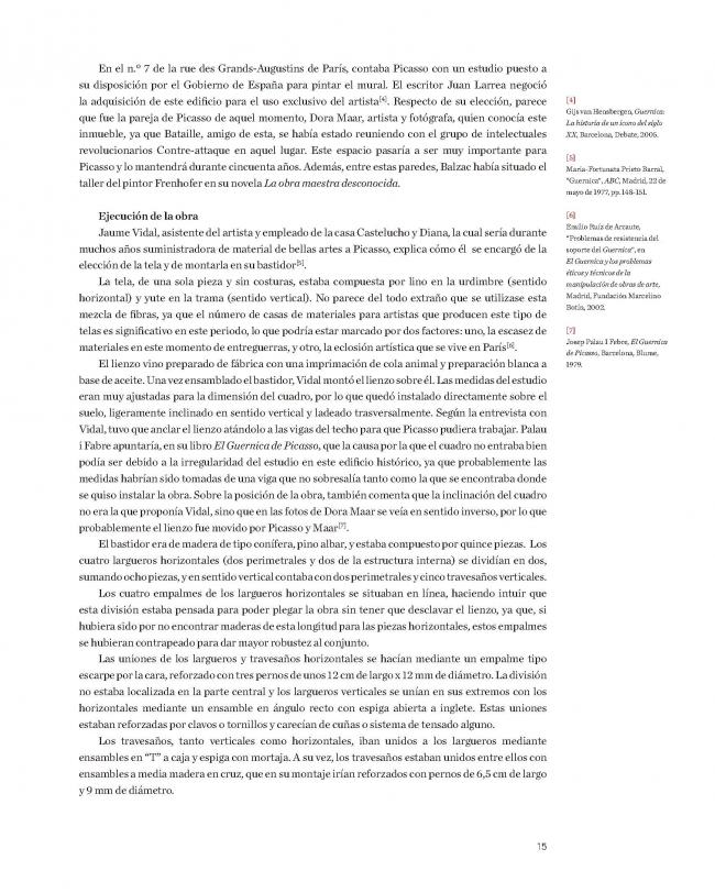 Artículo de la publicación de la 19 Jornada de Conservación de Arte Contemporáneo, editado por el Museo Reina Sofía 