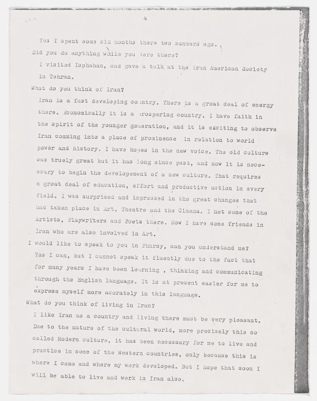 Declaración policial de Tony Shafrazi