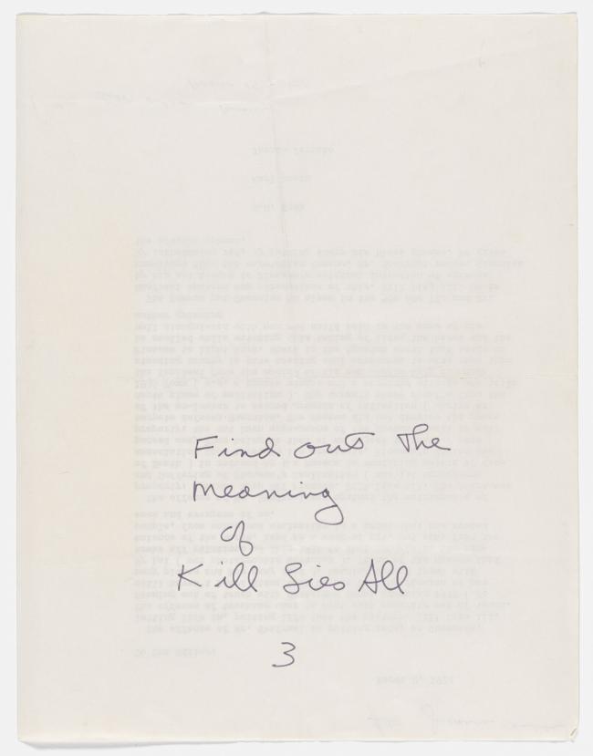 Declaración policial de Tony Shafrazi