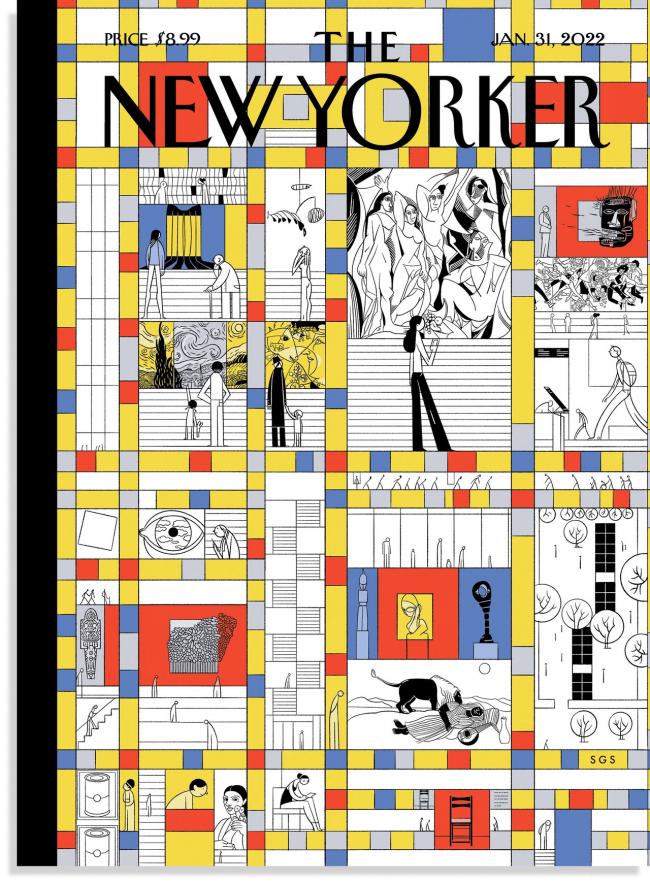 Modern Life. The New Yorker cover that pays hommage to MoMA