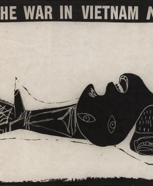 Rudolf Baranik, <em>Stop the war in Vietnam now!</em> [¡Detened la guerra en Vietnam ahora!, 1967]
