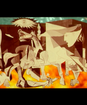 <em>Afflicted Powers</em> [Poderes afligidos], 2006. Vídeo-proyección