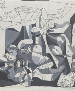 Pablo Picasso, <em>El osario</em>, 1944-1945