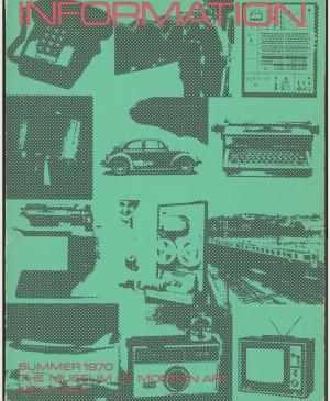 Kynaston L. McShine (ed.), <em>Information</em> [Información], Nueva York, MoMA, 1970 [cat. exp.].