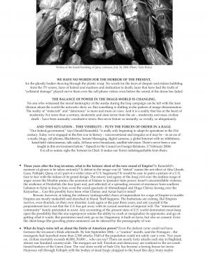 Folleto de RETORT, <em>All Quiet on the Eastern Front</em>, Berkeley, 3 de agosto, 2006