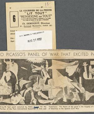 El cuadro de Pablo Picasso sobre la guerra que emocionó a París