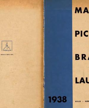 Catálogo de la exposición Henri Matisse, Picasso, G. Braque, Laurens  en el Kunstnernes Hus de Oslo
