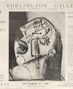 Cartel de Picasso's Guernica, New Burlington Galleries (3)
