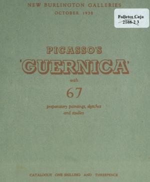 Catálogo de la exposición Picasso's Guernica en las New Burlington Galleries