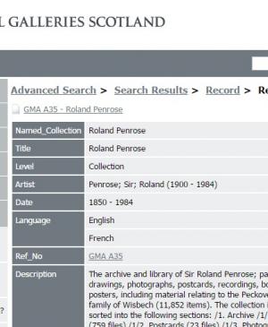 Telegrama de Pablo Picasso a Roland Penrose