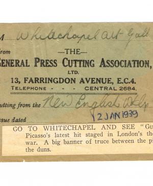 Vaya a Whitechapel y vea Guernica