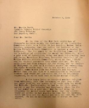 Carta de Evelyn Ahrend a Martin North