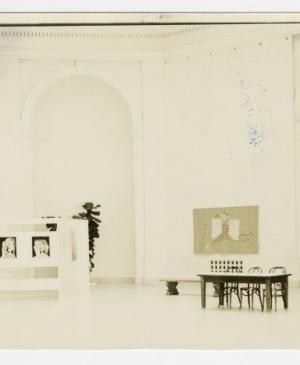 Vistas de instalación de la exposición Picasso's Guernica en el San Francisco Museum of Art