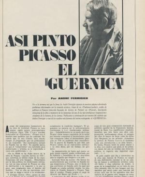 Así pinto Picasso el Guernica