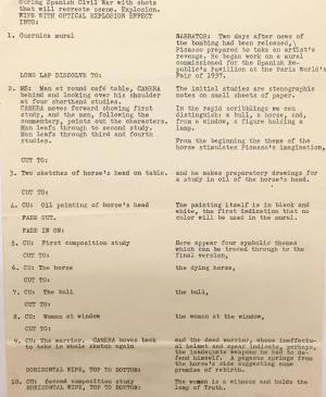 Guion de la película Guernica de Robert Flaherty