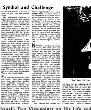 Picasso como símbolo y desafío