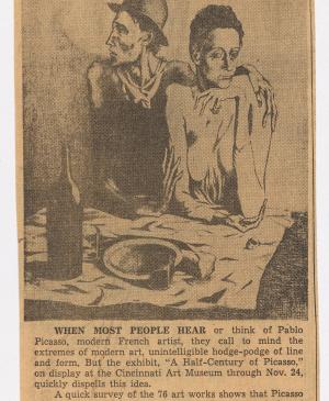 Reseña sobre la exposición A Half-Century of Picasso