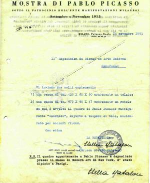 Certificado de exportación de Guernica