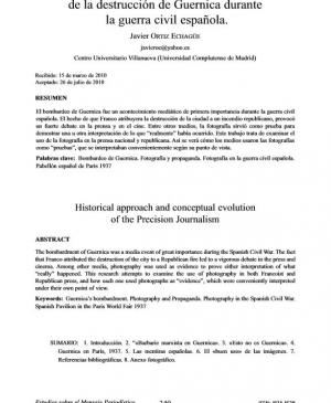 «This is not  Guernica…» Press photos from the destruction of Guernica during Spanish Civil War