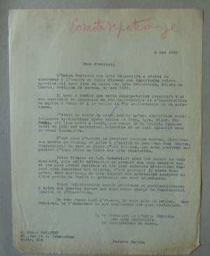 EN Carta de Jacques Guerin a Jaime Sabartés