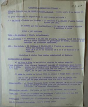 Transport and insurance, provided by Morel d'Arleux, general secretary of the Union Centrale des Arts Décoratifs