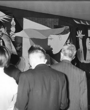 Inauguración de la exposición Picasso en el Musée des Arts Décoratifs