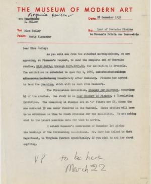 Carta de Marie Alexander a Dorothy Dudley