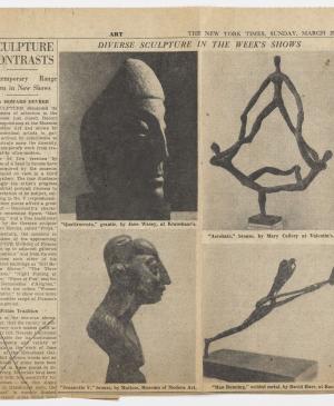 El contraste de la escultura. La gama contemporánea vista en nuevas exposiciones